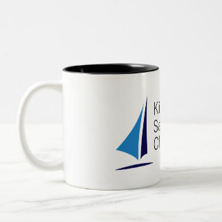 Tasse 2 Couleurs Logo du club de voile de Kirkland