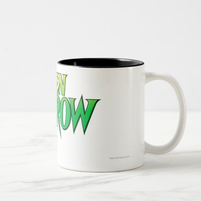 Tasse 2 Couleurs Logo Flèche verte 3 (Droit)