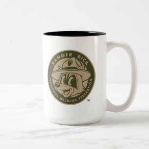 Tasse 2 Couleurs Logo kaki de Rick de garde forestière de Rick   d
