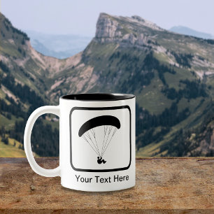 Tasse 2 Couleurs Logo Paraglider personnalisable