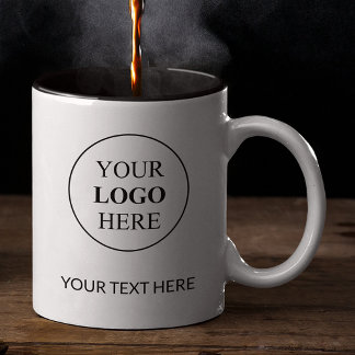 Tasse 2 Couleurs Logo promotionnel personnalisé – Aucune commande m