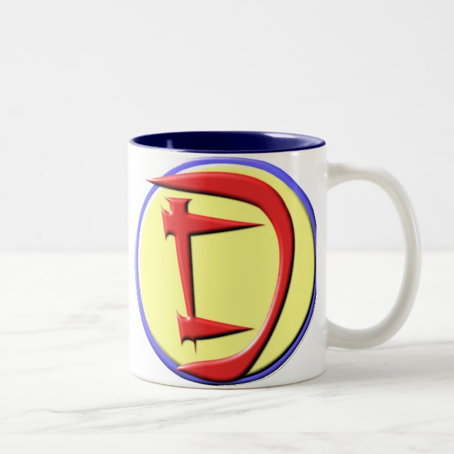 Tasse 2 Couleurs Logo Super Papa (Droit)