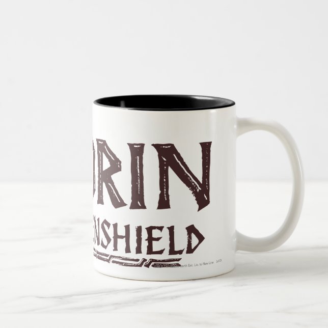 Tasse 2 Couleurs Logo THORIN OAKENSHIELD™ Brown (Droit)