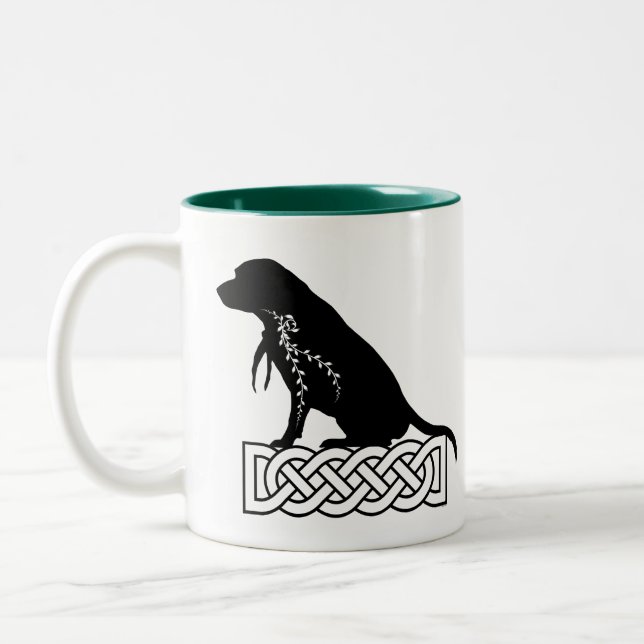 Tasse 2 Couleurs Loki's Buddies : Beagle Mickey Black (Gauche)
