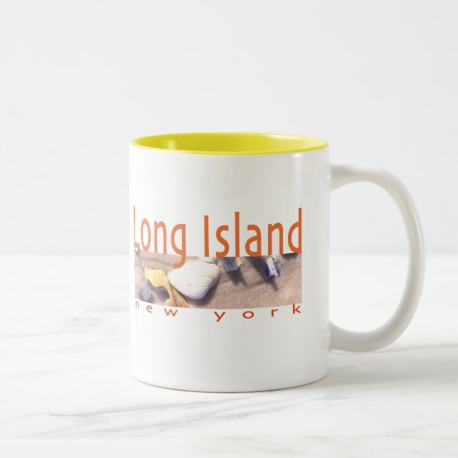 Tasse 2 Couleurs Long Island NY (Droit)