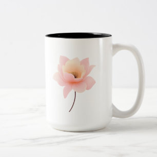Tasse 2 Couleurs Lotus rose doux