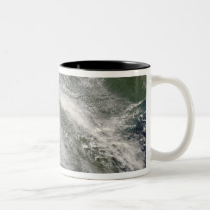 Tasse 2 Couleurs L'ouragan Gustav sur la Louisiane