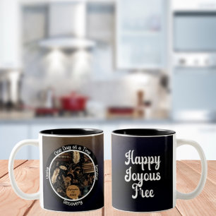 Tasse 2 Couleurs Louveur de livre - Cadeau personnalisé Sobriety