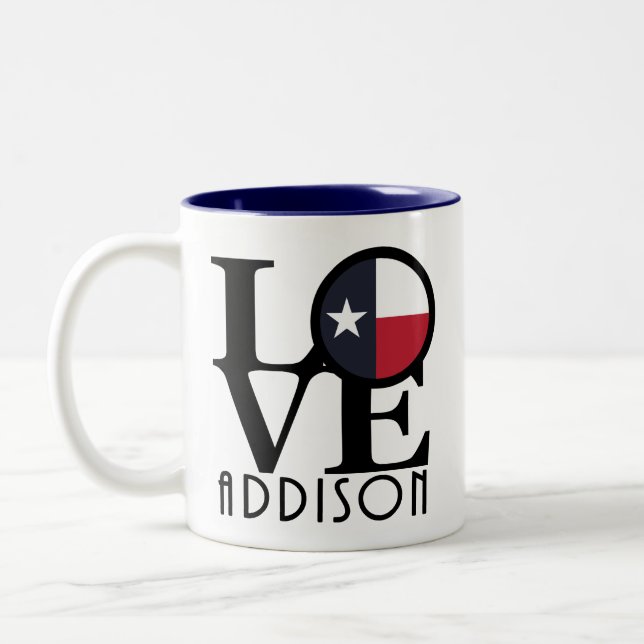 Tasse 2 Couleurs LOVE Addison 11oz (Gauche)