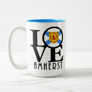 Tasse 2 Couleurs LOVE Amherst NS 15oz