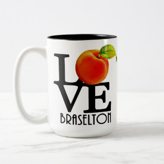 Tasse 2 Couleurs LOVE Braselton Georgia 15oz