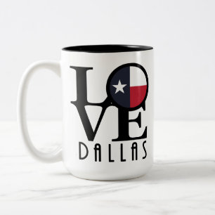 Tasse 2 Couleurs LOVE Dallas 15oz