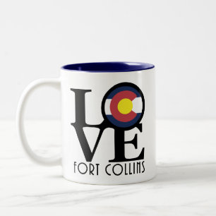 Tasse 2 Couleurs LOVE Fort Collins 11oz