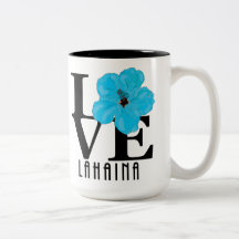 LOVE Lahaina Hibiscus bleu 15oz