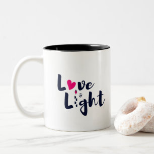 TASSE 2 COULEURS LOVE & LIGHT-HANOUKKA