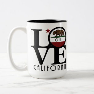 Tasse 2 Couleurs LOVE Ojai California 15oz