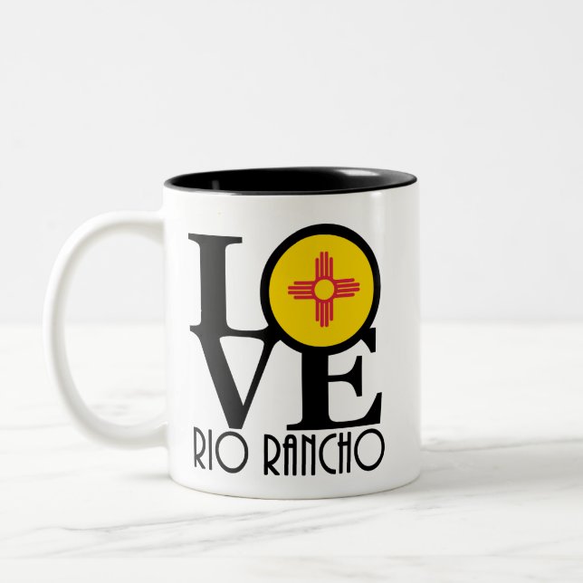 Tasse 2 Couleurs LOVE Rio Rancho 11oz (Gauche)