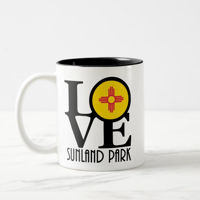 Tasse 2 Couleurs LOVE Sunland Park 11oz (Gauche)