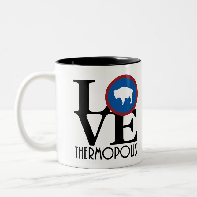 Tasse 2 Couleurs LOVE Thermapolis 11oz (Gauche)