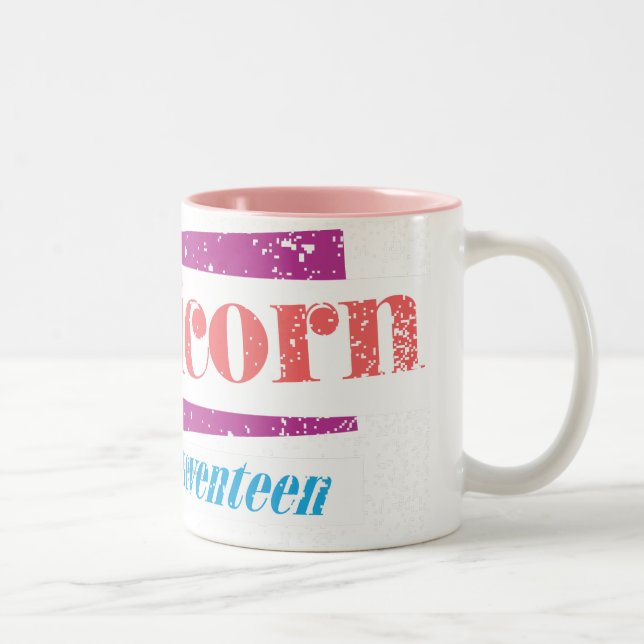 Tasse 2 Couleurs Lt Pink de Capricorne (Droit)