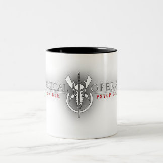 Tasse 2 Couleurs Lueur foncée d'A5POB Kaffee Kup