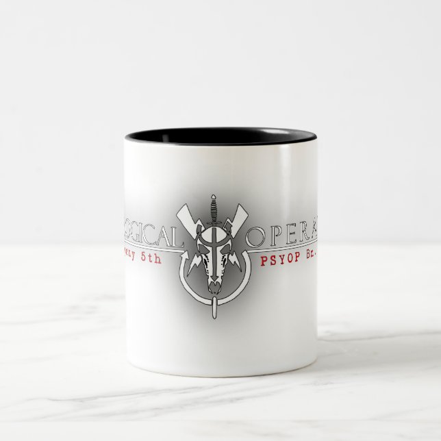 Tasse 2 Couleurs Lueur foncée d'A5POB Kaffee Kup (Centre)