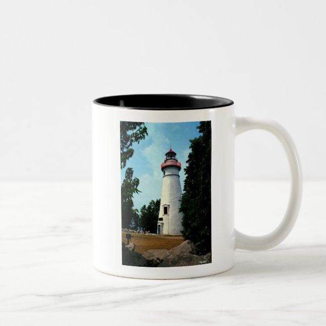 Tasse 2 Couleurs Lumière de Marblehead (Droit)