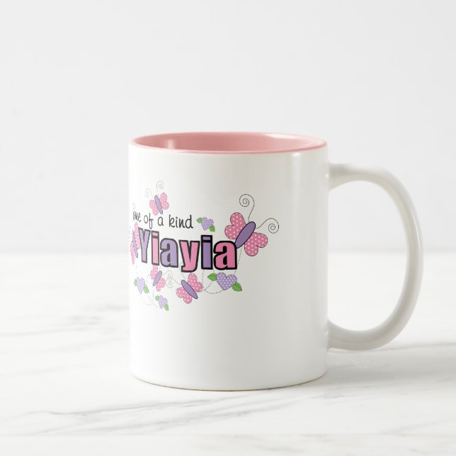 Tasse 2 Couleurs L'Un Des Genres De Yia Yia (Droit)