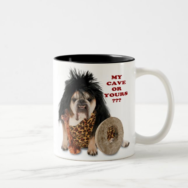 Tasse 2 Couleurs Ma caverne ou vôtre ? (Droit)