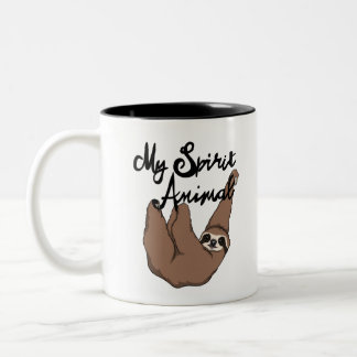 Tasse 2 Couleurs Ma paresse mignonne animale d'esprit