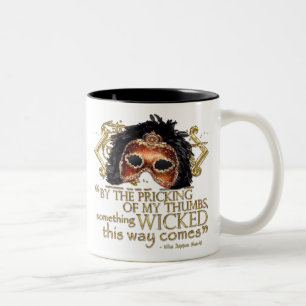 Tasse 2 Couleurs Macbeth "quelque chose" citation mauvaise (version