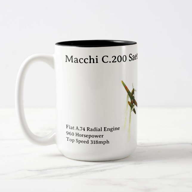 Tasse 2 Couleurs Macchi C.200 Saetta (Gauche)