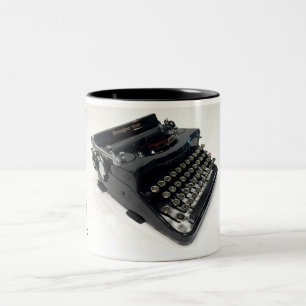 Tasse 2 Couleurs Machine à écrire du model 1 de couche-point de