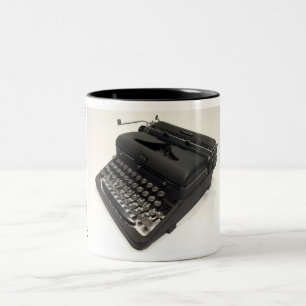 Tasse 2 Couleurs Machine à écrire royale de flèche