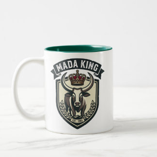 Tasse 2 Couleurs MADA KING | Malagasy Zebu Madagascar