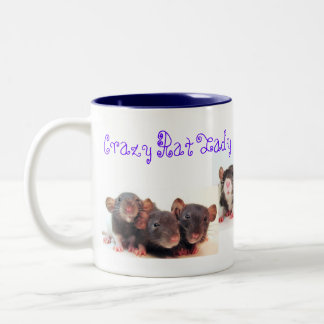 Tasse 2 Couleurs Madame de rat et fier fous de lui !