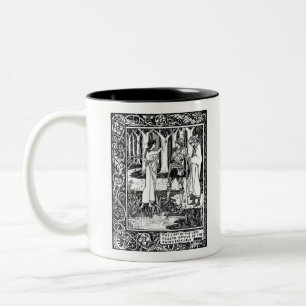 Tasse 2 Couleurs Madame du lac, par Aubrey Beardsley- HD
