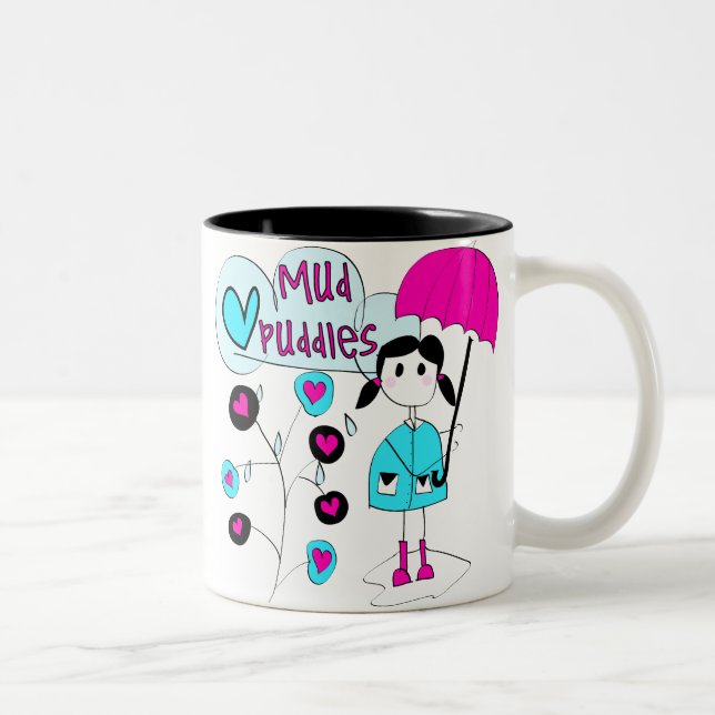 Tasse 2 Couleurs Magmas de boue d'amour de la fille I (Droit)