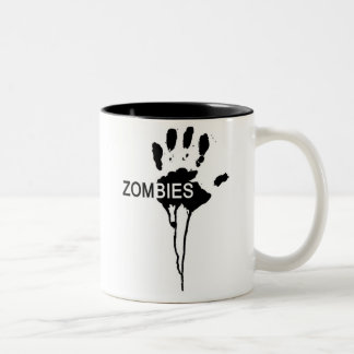 Tasse 2 Couleurs Main de zombi