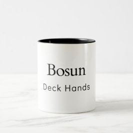 Tasse 2 Couleurs Mains du pont Bosun