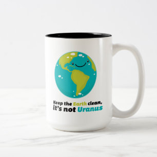 Tasse 2 Couleurs Maintenez la terre propre