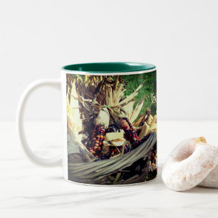 Tasse 2 Couleurs Maïs Indien Dans Panier Nature Personnalisée