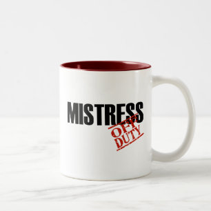 TASSE 2 COULEURS MAÎTRESSE QUI N'EST PAS DE SERVICE