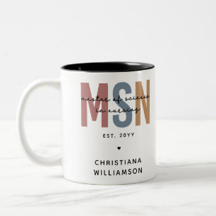 Tasse 2 Couleurs Maîtrise en sciences en sciences infirmières sur m