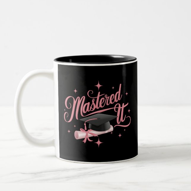 Tasse 2 Couleurs Maîtrise Il Maîtrise Diplômé MBA (Gauche)
