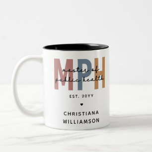 Tasse 2 Couleurs Maîtrise personnalisée en santé publique