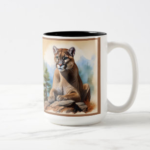Tasse 2 Couleurs "Majesté du désert" Personnalisable