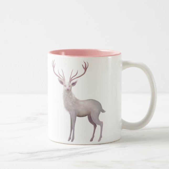 Tasse 2 Couleurs Mâle blanc (Droit)