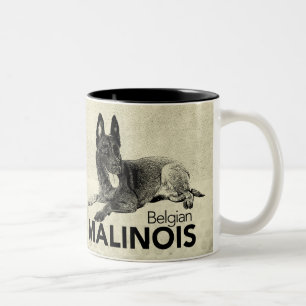 Tasse 2 Couleurs Malinois - berger belge - Mechelaar - Maligator