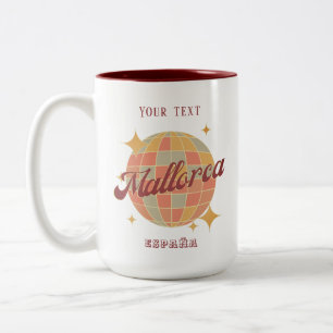 Tasse 2 Couleurs Mallorca Espagne vacances Retro souvenir